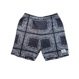 WeSC WMNS Small Black Bandana Sweatshort Active‎ Sporty Gorpcore Athleisure